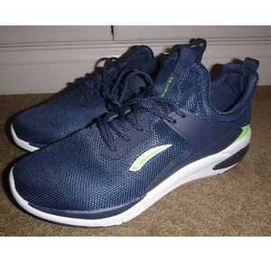Mens LA Gear VELOCITY Sneakers Knit Mesh Running Shoes Size 9.5 12 Navy Blue NWT
